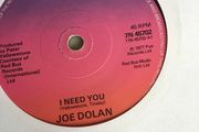 Joe Dolan vinyl single - I need you