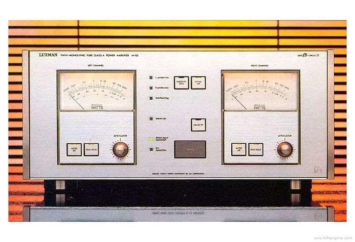Mega Rare Legendary Beast LUXMAN M05 DUAL MONO CLASS-A 400W  @8 OHMS Bridged over 40KG Champagne edition Serviced Recently