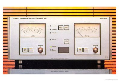 Mega Rare Legendary Beast LUXMAN M05 DUAL MONO CLASS-A 400W  @8 OHMS Bridged over 40KG Champagne edition Serviced Recently