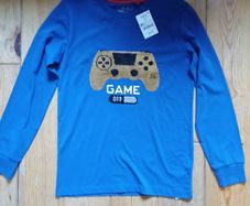 BNWT Age 11 NEXT Reversible Gaming Top Tshirt