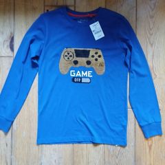 BNWT Age 11 NEXT Reversible Gaming Top Tshirt