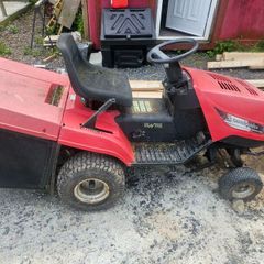 ride on mower needs new battery engine is perfect . i have  new deck  for it just don't have the time to do it all  .