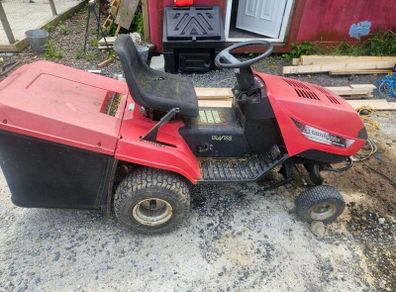 ride on mower needs new battery engine is perfect . i have  new deck  for it just don't have the time to do it all  .