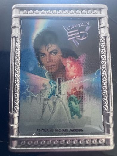 Michael Jackson Captain EO Movie Poster Pin Rare Disney Collectible