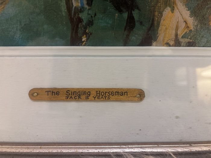 Signed Jack B Yeats The Singing Horseman