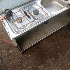 cooker and sink unit