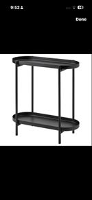 IKEA Olivblad plant stand black