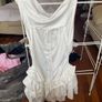 off white mini dress size S Image 2