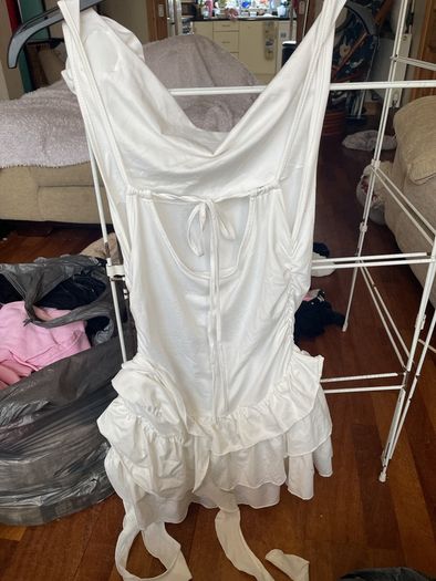 off white mini dress size S