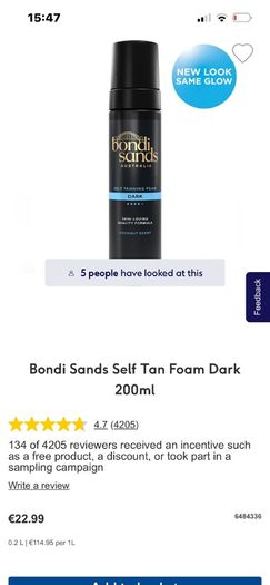 Bondi Sands Dark Tanning Foam