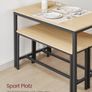 Dining table with two benches FREE DELIVERY Image 10