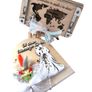 Unique Wooden Wedding Gift Set Personalised Card and Money Box Handmade Image 10
