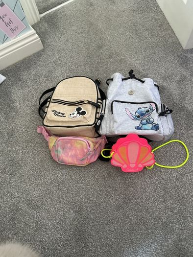 Bundle of kids bags