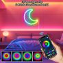 LED Strip Lights 5M,Neon Rope Bluetooth RGBIC Lumi Light Strips with App & Remote,Color Changing Led Lights for Bedroom,Music Sync Dimmable Lighting for Room, Kitchen, Ceiling & Party Decor Image 2