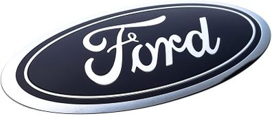 178mm x 70mm 7 inch Blue 3D For Car Van Front Head Hood Bonnet Trunk Rear Tail Bumper Boot Mark Emblem Ford Logo Badge Sticker Auto Exterior Accessories Transit Van Door