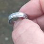 Gypsy Cut Diamond Sterling Silver Ring Image 9