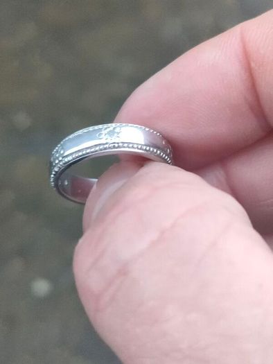 Gypsy Cut Diamond Sterling Silver Ring