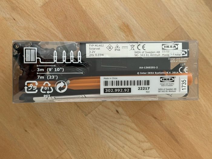 IKEA Solarvet Outdoor Solar String Light