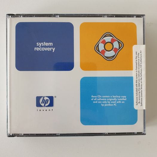 HP pavilion system recovery sealed