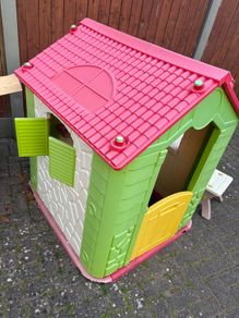 Playhouse and Toddler Slide
