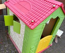 Playhouse and Toddler Slide