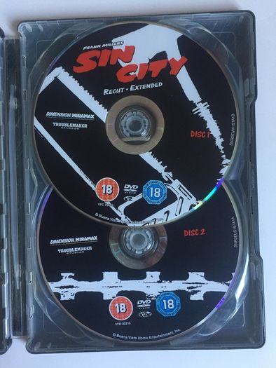 Sin City (Robert Rodriguez & Frank Miller) [2005] Jessica Alba, Clive Owen, Mickey Rourke, Bruce Willis & Elijah Wood [Movie 2xDVD STEELBOOK]
