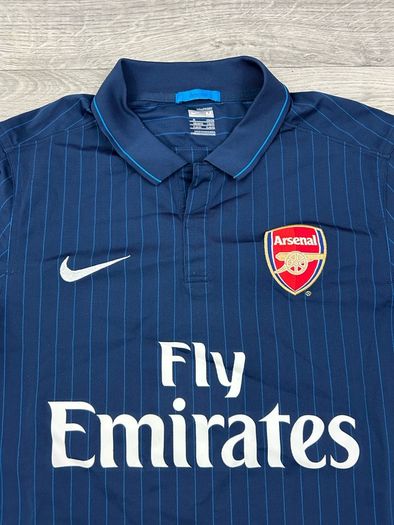 Genuine Vintage 2009 Nike Arsenal London Away Jersey Shirt Mens Medium