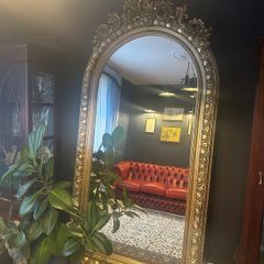 Stunning very large gold mirror