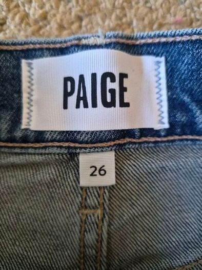 Paige Sawyer High Rise Straight Leg Jeans - 26W