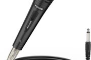 Dynamic Karaoke Microphone for Singing with 16.4ft XLR Cable, Metal Handheld Mic Compatible with Karaoke Machine/Speaker/Amp/Mixer for Karaoke Singing, Speech, Wedding and Outdoor Activity (FREE POSTAGE)