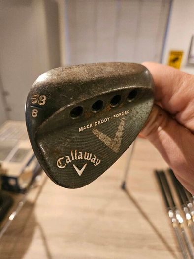 Set of golf clubs