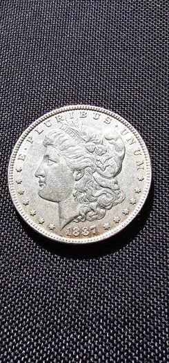 Morgan dollar 1887