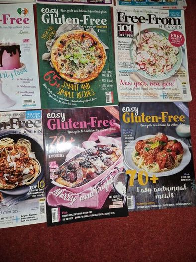 Lot of 17 Gluten Free cooking magazines