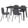 4 grey karlpetter kitchen chairs Image 3