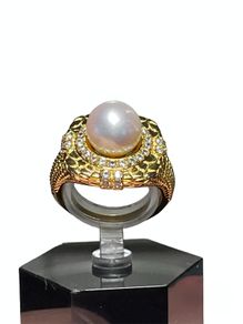 Sterling silver 925 ring with Edison Pearl