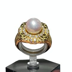 Sterling silver 925 ring with Edison Pearl