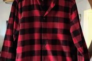 Bershka shirt in red check. Unisex. Size S or 10 small 12.