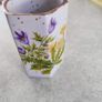 LOVELY Small Vase Flowers Decorated  . Image 5