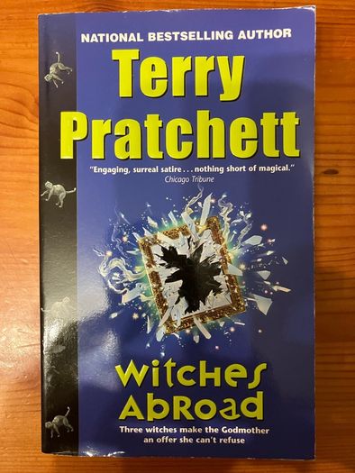 Fantasy book:'Witches Abroad' by Terry Pratchett