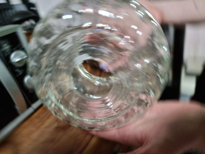 Vintage glass light fixtures