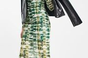 Mesh midi dress