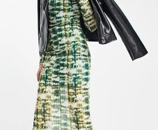 Mesh midi dress