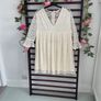 dress Bnwt cream lace mini dress grace & mila size small 10 Image 3