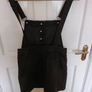 Denim Dungaree Dress by Quiz Image 2