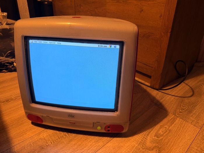 Apple iMac G3 Vintage Desktop Pink - Working!
