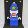 Very Rare Vintage Lego Grosvenor Aquazone Divers Blue And White Large Figure 27cm High 12" Tall Lego Bubble Bath Bath Foam Still Full Condition Very Good Original Condition As Pictured Never Used From Old Stock Height 27cm Year Released 1997 With Original Image 2