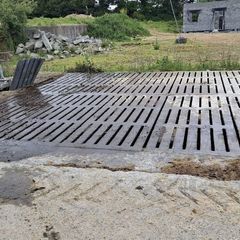 Concrete slats