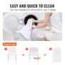 30 White Stretch Spandex Chair Covers - 30 PCS, Folding Kitchen Chairs Cover, Universal Washable Slipcovers Protector, Removable Chair Seat Covers, for Wedding Party Dining Room Banquet Event Image 6