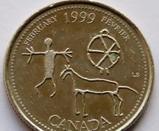 February 1999 Canada Quarter Dollar UNC collector commemorative