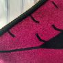 New Skinny Dip magenta glitter lip clutch (read in full) Image 2
